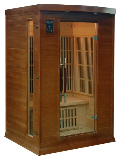 Seque el sitio completo de las saunas de la aptitud del infrarrojo lejano del inicio de la salud de la sauna infrarroja casera de madera de 3 personas